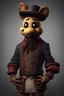 Placeholder: freddy fnaf wearing a traditional polish male góral clothes