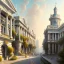 Placeholder: White city, Town Cliff on sea,Neoclassical architecture,Vignola classicism+palladio+ colourful town+liveable street+beautiful Metropolis+detailed facades+tiles rooftops+green city,uphill road,trees on walkway,elegant avenue, biopunk+alphonse mucha, greg rutkowski,matte painting, cryengine, hyper detailed, felix kelly, fantasy art, seb mckinnon"