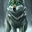 Placeholder: Green Wolf, 8K, cinematic lighting, sharp focus, masterpiece, expert