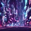 Placeholder: A magnificent dark neon futuristic cyberpunk city busy street at night made in cinema4d, hyper realistic, extreme details, cinematic | 8k video | Aesthetics of bladerunner