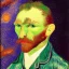 Placeholder: portrait of a cat Vincent van Gogh style