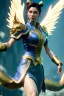 Placeholder: Chun-Li with short hair and dragons wings wearing only dragon scales,mythical,fantasy , magnificent, majestic, highly intricate, Realistic photography, incredibly detailed, ultra high resolution, 8k, complex 3d render, cinema 4d, dynamic pose, laying down