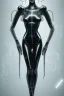 Placeholder: cyberpunk, black latex body, women, body portrai, open mouth, perfect skin, tron, cyborg , perfekt, real, dream, hr giger