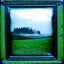 Placeholder: Daguerrotype frame old landscape odd creepy green grey obsessive nostalgia weird