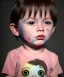 Placeholder: picasso toddler, full body, dramatic lighting, hyper realistic