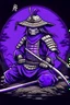 Placeholder: purple samurai