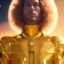 Placeholder: beautiful cosmic golden male, long hair, nice smiling, delicate colors, beautiful glamour galactic golden dress, ultra sharp focus, 8k, unreal engine 5, extremely sharp detail, light effect, soft light atmosphere of a spaceship, smooth, full of details, face in front, complete vision of face and body