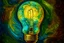 Placeholder: light bulp van gogh style