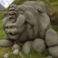 Placeholder: A realistic norwegian stone troll ; stable ai