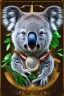 Placeholder: a circular sign with a koala in the middle