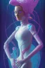 Placeholder: ultra detailed, beautiful female android in tears, crying. scifi, fantasy, intricate detailed environment, global illumination, vector art, concept art. by james jean and moebius and artgerm and liam brazier and victo ngai and tristan eaton.