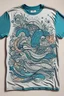Placeholder: Collaborate with a local artist to create a T-shirt featuring a blend of abstract doodles and intricate patterns. The doodles can form a unique shape or symbol that reflects individuality.
