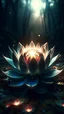 Placeholder: epic a full-size photo of a Lotus berthelotii flower with innumerable petals, front illumination only, forest background, magic wake, fantasy illustration, sparks, glitter, grainy, noise, fractal crack effect, cinematic, deep depth of field, 3D, 16k resolution photorealistic, a masterpiece, breathtaking intricate details, reflective catchlights, high quality, abstract vector fractal, wave function, Zentangle, 3d shading