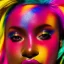 Placeholder: masterpiece, best quality, woman, dark skinned, sparkling eyes, fluorescent skin, colorful makeup, blond flutter hair, highly detailed body, sun light, 4K, RAW, depth of field, high contrast, realistic details, 24mm