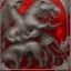 Placeholder: Bulgarian cavalry inline attacking. Damascus steel. Red. Sharp details. Roar.