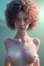 Placeholder: April, Summer Fashion, full body,smooth soft skin, curly hair, detailed eyes, detailed face, looking into camera, intricate, summer outfit, pink, back lighting, realistic concept art, digital painting, rich 3d render, hyper-realistic painting, cinema 4D render, art by WLOP, by Agnes Cecile, Michael Whelan