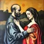Placeholder: Monalisa tangoing whit vangok greate painter