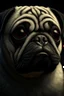 Placeholder: a serious looking old pug dog, super realistic ,8k quality