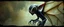 Placeholder: 3d airbrush render, magpie elf vampire alien dodo , pinhole cam, airbrush 3d rendering, in the style of Titian and Dali , torn edges on border