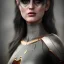 Placeholder: analog style, Celtic goddes, portrait, simmetric eyes, ambient, batgirl make up outfit, ultra realistic photo, unreal engine