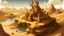 Placeholder: progressive rock music album desert dragon floating castle