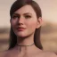 Placeholder: girl look beautiful big boobs, close-up, short hair, smile, 8k ,rtx ,eyebrows like serious,facing left, hyper realistis