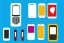 Placeholder: phone cellphone smartphone vector illustration vector