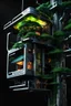 Placeholder: Arte digital 3D de una casa del árbol cyberpunk, hiperdetallada, calidad ultra, increíble obra de arte