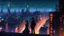 Placeholder: Cyberpunk City skyline
