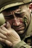 Placeholder: Soldier crying
