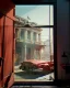 Placeholder: Scene, realistic image, Edward Hopper style, retro futuristic, concept art, smooth, unreal engine 5, god lights, ray tracing, RTX, lumen lighting, ultra detail, volumetric lighting, 3d.