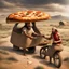 Placeholder: Neolithic Pizza Delivery.