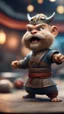 Placeholder: viking kung fu munk karaoke,bokeh like f/0.8, tilt-shift lens 8k, high detail, smooth render, down-light, unreal engine, prize winning