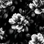 Placeholder: Seamless floral design water colour digital paper black background