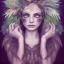 Placeholder: Portrait of beautiful girl, plant, metal, feathers, Dryad, fae, sidhe, ominous, nature, plants, wildflower, facepaint, dnd character portrait, intricate, oil on canvas, masterpiece, expert, insanely detailed, 4k resolution, retroanime style, cute big circular reflective eyes, cinematic smooth, intricate detail , soft smooth lighting, soft pastel colors, painted Renaissance style, 800mm lens