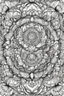 Placeholder: mandala coloring page style but very intricate patterns, clean lines white background extra delicate