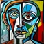 Placeholder: picasso style portret of pablo picasso