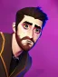 Placeholder: Portrait of a 30 year old strange gay wizard like Jake Gyllenhaal