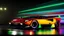 Placeholder: lamborghini countach LPI 800-4 colorful glowing body lines and rims effect , rear view, desktop wallpaper, 4K, Cinematic