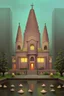 Placeholder: picture of temple by mark ryden