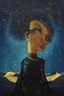Placeholder: the stars above, in the style of Man Ray
