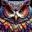 Placeholder: Beautiful owl colorful art conceptual, amazing artwork, hyper detailed, ultra maximalist quality, 12k