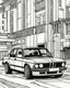 Placeholder: Colouring page for adults, whole car image(BMW s series), white background, clean line art, fine line art--HD--AR 2:3