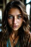 Placeholder: Turkish girl with beautiful eyes