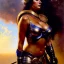 Placeholder: portrait ' Sexy Extra busty Power Girl naked ',ancient metal armor and Helmet ,painting by gaston bussiere, greg rutkowski, yoji shinkawa, yoshitaka amano, tsutomu nihei, donato giancola, tim hildebrandt, oil on canvas, cinematic composition, extreme detail,fit full head inside picture,16k