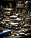 Placeholder: Junk city, macro photography,