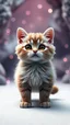 Placeholder: A cute fluffy cat standing, full frame, facing front, white plain background, diamonds, gems, sparkling dots, in crystal cave background, style Darek Zabrocki, magic realism, gradient colors, cinematic lighting, bokeh, Ultra-detailed Quality 3D, 3d render octane, Unreal engine 5 effects, VFX, Isometric, Made in blender, 8k sharp focus, cinematic, ultrahd, highly detailed, ultra photorealism fantasy