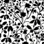 Placeholder: Pattern flowers black and white