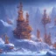 Placeholder: dwarves building a oil platform in winter landscape