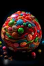 Placeholder: planet made of candy